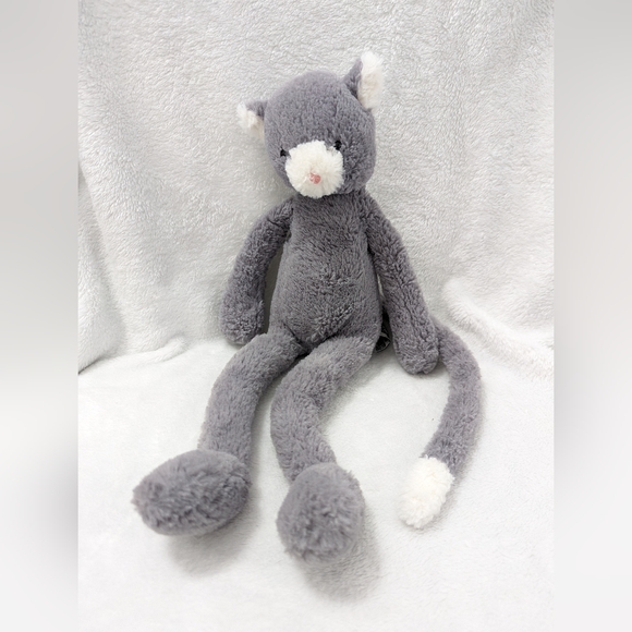 Jellycat Pitterpatter Cat Kitten Grey Gray - Picture 1 of 5